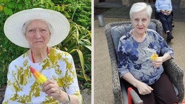 Sun shines for Residents at Stirling care home